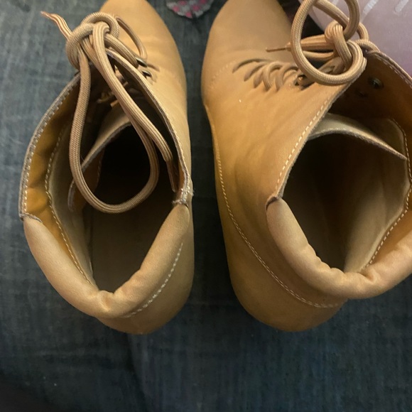 Brown suede booties size 11 - Picture 4 of 5